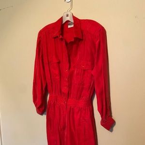 Vintage Silk Jumpsuit